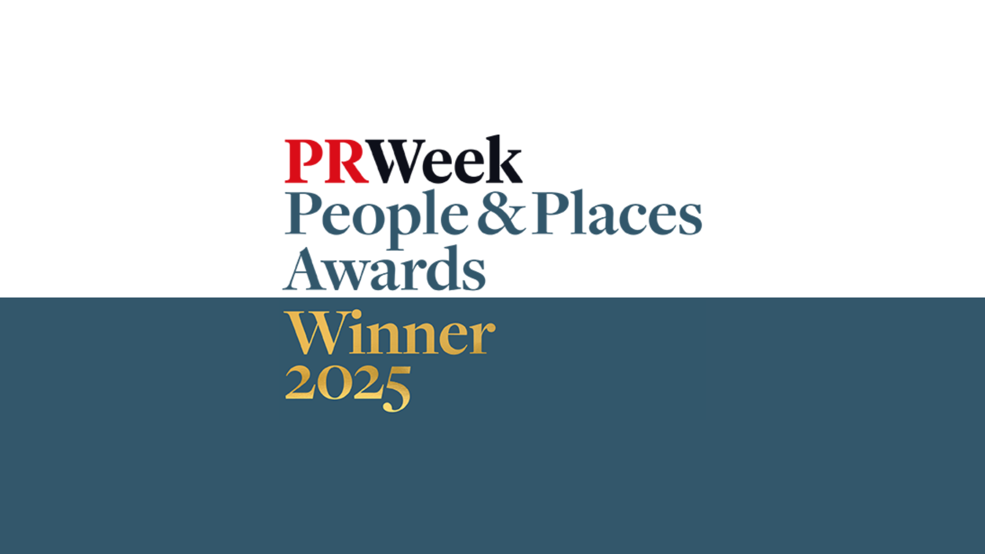 PRWeek UK reveals 2025 People & Places Awards winners
